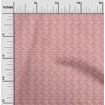 thumbnail image 2 of oneOone Velvet Light Pink Fabric Leaves Craft Projects Decor Fabric Printed By The Yard 58 Inch Wide, 2 of 4