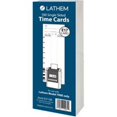thumbnail image 1 of Lathem LTHE17100 Model 700E Clock Single Sided Time Cards, White, 1 of 2