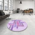 thumbnail image 4 of Ahgly Tapis Rectangulaire Lavable en Machine Intérieur Transitionnel Violet, 5 Pieds x 8 Pieds, 4 of 7
