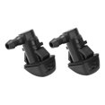 thumbnail image 2 of Windshield Washer Nozzle, Sturdy 986303X900 Black Practical Wiper Spray Jet High Efficiency 2pcs  for Car Replacement for  Rio 2011-2016, 2 of 7
