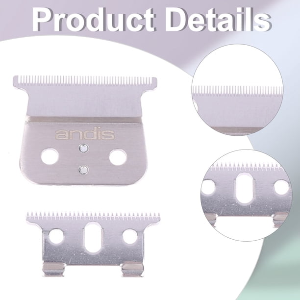 2 Pack Andis #04521 Close-Cutting T-Blade Replacement Shaver for T