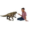 thumbnail image 3 of Jurassic World Rebirth Super Colossal Distortus Rex Dinosaur Figure, 31-Inch, Swallows Minis, 3 of 6