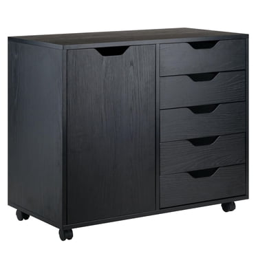 Winsome Halifax Cabinet Black Finish