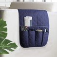 thumbnail image 1 of HLONK Sofa Armrest Organizer Non-Slip Arm Chair Bedside Caddy Storage Organizer for Recliner Couch with 5 Pockets for Cell Phone TV Remote Control Magazines, 1 of 6