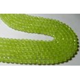 thumbnail image 2 of Perles Rondes Facettées en Jade Naturel Couleur Citron Teinté Taille 6 mm Qualité AAA, 2 of 6