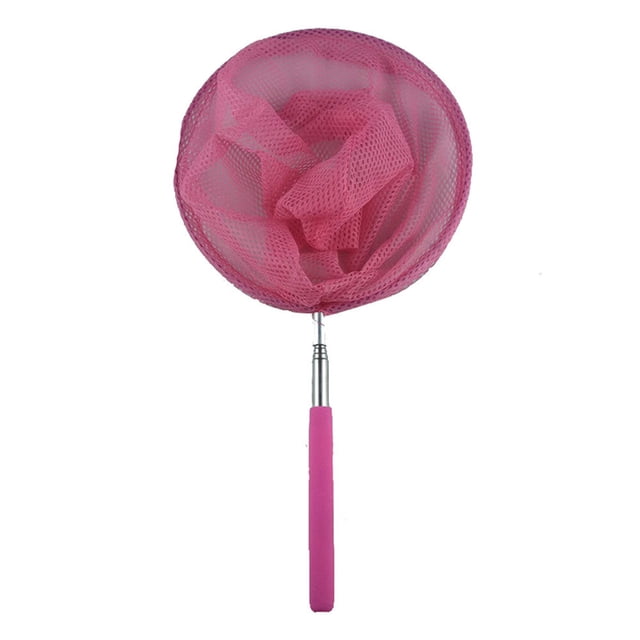 Meitianfacai Filet à Insectes de Pêche Extensible pour Enfants Poignée Télescopique Jouet Filet de Pêche 20 cm