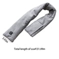 thumbnail image 2 of Neck Heating Pad Neck Heating Scarf, Neck Heating Pad for Relieving Neck Pain, Upgraded Men's/Women's Heating Scarf In 2023, with Three Temperature Settings, 2 of 5