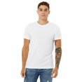 thumbnail image 1 of Bella Canvas Mens CVC Jersey Tee, M, Solid White Blend, 1 of 3