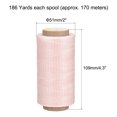 thumbnail image 2 of Unique Bargains 186 Yards 210D/1mm Leather Sewing Thread Polyester Waxed Cord, Misty Rose, 2 of 5