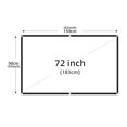 thumbnail image 2 of Écran de Projecteur Blanc Anti-Plis Doux Haute Densité Portable Pliable Extérieur Film, Sans Plis, 2 of 7