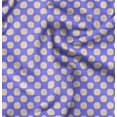 thumbnail image 1 of Soimoi Purple polyester Crepe Fabric Rose Floral Fabric Prints By Yard 52 Inch Wide, 1 of 6