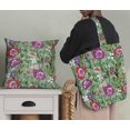 thumbnail image 5 of Soimoi Green Poly Georgette Fabric Leaves & Floral Artistic Decor Fabric Printed Yard 52 Inch Wide, 5 of 5