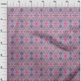 thumbnail image 3 of oneOone Silk Tabby Pink Fabric African Sewing Craft Projects Fabric Prints By Yard 42 Inch Wide, 3 of 4