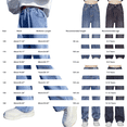 thumbnail image 3 of HIPYLO Short Jeans Teen Girl Jeans Lined Pants Business Pants Size 14 Girls Clothes 10 Year Old Girl Clothes Girls Size 14-16, Blue 9-10 Years, 3 of 3