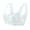 Light Blue, variant on Xfvqtps Bras for Women Mesh Hollow out Breathable No Underwire Standard Strap Solid Color Bras for Everyday Light Blue