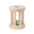 thumbnail image 4 of Lipstore Baby Roller Rattle Wood Toys Rattles with Bells Smooth Surface Infant Roller Toy E, 4 of 8