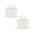 thumbnail image 1 of Oleegame 2PC Spoon And Lid Rest Multifunctional Wall Mounted Storage Rack Self Adhesive Electric Toothbrush Holder Wall Mounted Toothbrush Holder Adjustable Bathroom Towel Storage Rack White, 1 of 9