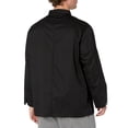 thumbnail image 4 of Chef Code Men's 8 Pearl Button Chef Coat, Black, 2X, 4 of 6