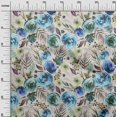 thumbnail image 3 of oneOone Cotton Poplin Twill Medium Blue Fabric Florals Sewing Craft Projects Fabric Prints By Yard 56 Inch Wide-LG, 3 of 4