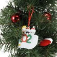 thumbnail image 4 of Holiday Decorations Christmas Tree Pendant, 5pcs With Ribbon Ring Christmas Ornament, Key DIY Home For Christmas Tree White+Black, 4 of 8
