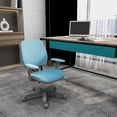 thumbnail image 2 of Vinsetto Mesh Office Chair, Small Computer Desk Chair, Space Saving, Blue, 2 of 10