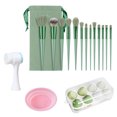 thumbnail image 1 of 13pcs Makeup Brushes Kit With Wood HandleEyeshadow Brush Makeup Sponge Set Beauty Tools With Storage Bag, 1 of 9
