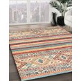 thumbnail image 2 of Ahgly Company Tapis d'Intérieur Ronds Abstraits Rouille Rose Abstraits pour Aire, 6 Pieds Rond, 2 of 6