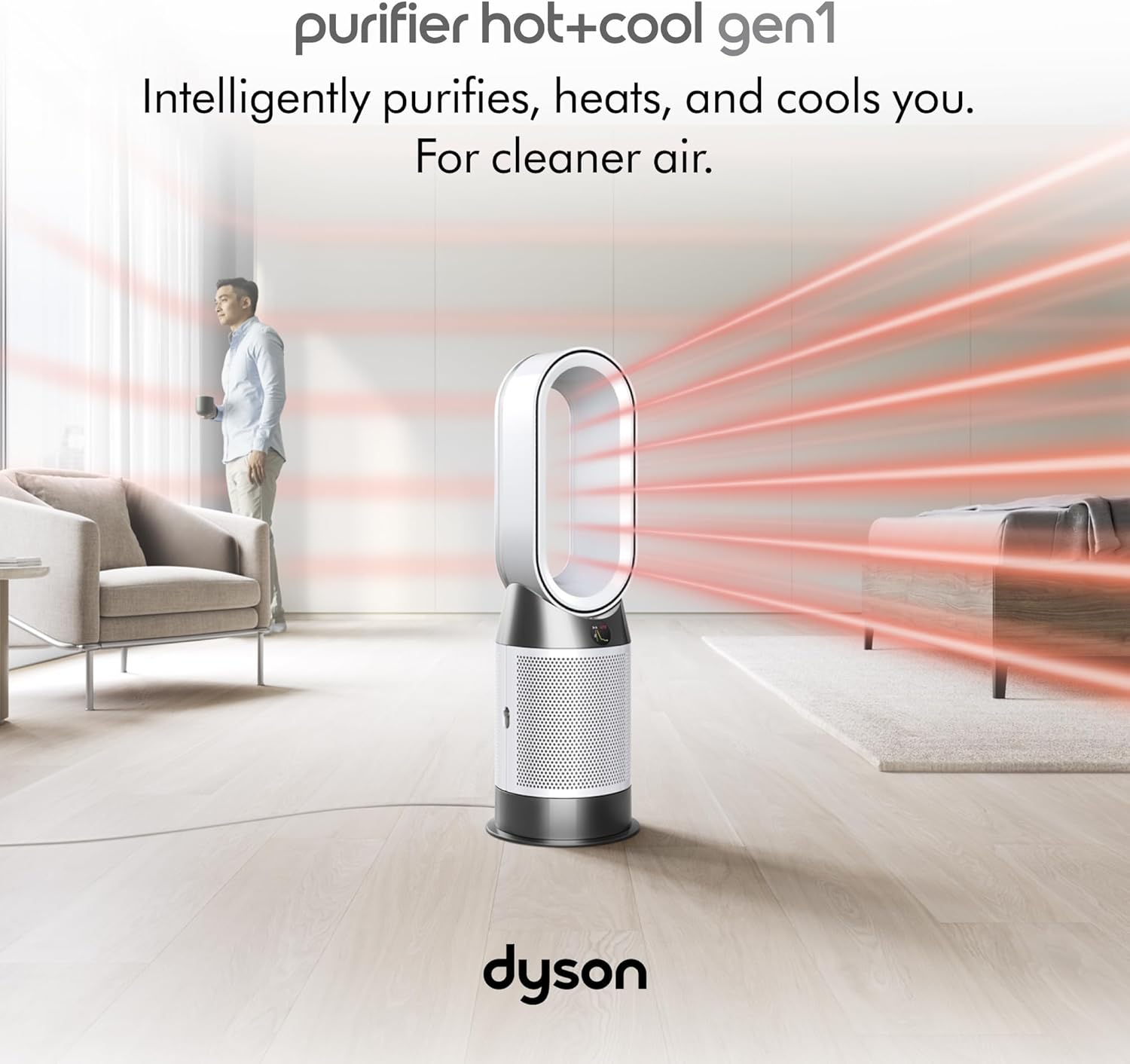 Dyson Hot+Cool Gen1 HP10 Purifier - White/Silver | Brand New