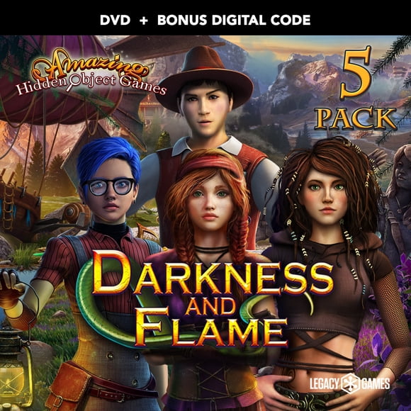Amazing Hidden Object Games: Darkness and Flame - 5 Pack