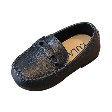 IUJSOY Kids Girls Boys Loafers Oxford PU Leather Moccasin Dress Shoes Little Kids 12.5