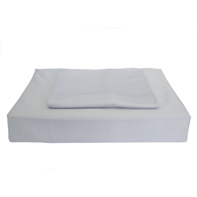 Maholi Bamboo Solid Duvet Cover Set in solid light grey made from 100% rayon from bamboo, featuring breathable, soft fabric folded on a matching fitted sheet, ideal for enhancing sleep comfort and suitable as a breathable cover for seasonal bedding.