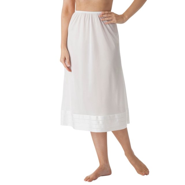 Women's Shadowline 6419 Adjustable Length Half Slip (White 5X)