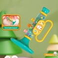 thumbnail image 4 of SIYTUAU Sky Blue Children Blow Toy Set Cute Trumpet Mini Harmonica Musical Instrument Plastic Blow Instrument For Kids Music Toy Gift Set Sky Blue Music Toy Sky Blue, 4 of 7
