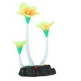thumbnail image 2 of Fish  Simulation Plants, Colorful Artificial Glowing Coral Non-  For Aquarium For Fish  Orange,Orange Yellow,Purple, 2 of 8