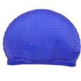 thumbnail image 3 of MesaSe New Adult Swimming Cap Waterproof Silicon Waterdrop Cover Dark Blue, 3 of 6
