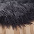 thumbnail image 3 of Heart Shaped Shaggy Faux Fur Fluffy Rug Hairy Carpet Floor Mat Home Bedroom, 3 of 5