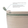 thumbnail image 4 of Zenna Home Coiled Rope Rectangular Decorative Storage Basket, 4 of 7