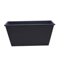 thumbnail image 4 of Mainstays 22-Inch Over-Rail Window Box Planter - Matte Black, Plastic, Weather-Resistant, for Balcony/Railing (1-Pack), 4 of 4