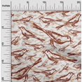 thumbnail image 2 of oneOone Polyester Spandex Orange Fabric Bird Craft Projects Decor Fabric Printed By The Yard 56 Inch Wide, 2 of 4
