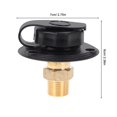 thumbnail image 2 of CUITING Valve de Vidange de Réservoir d'Eau Fraîche pour VR 1 Ensemble Bride d'Entrée d'Eau Noir Abs, 2 of 8