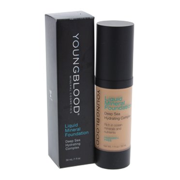 Liquid Mineral Foundation - Sun Kissed by Youngblood for Women - 1 oz Foundation