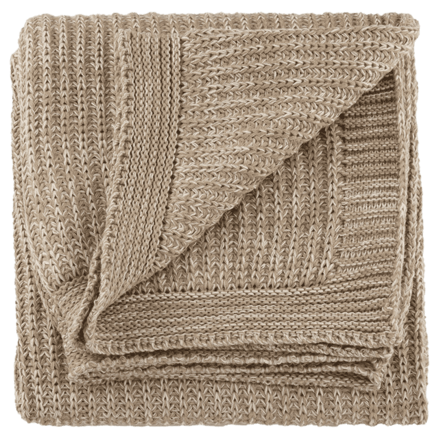 Bouclair Jeté Ribba Taupe 50x60 Po (127x152 cm)
