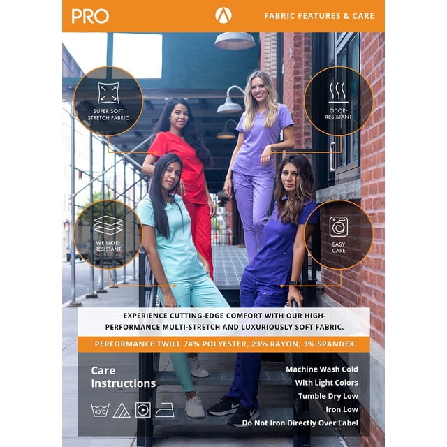Adar Pro Sarraus pour Femmes - Pantalon de Sarrau Yoga à Jambe Étroite - P4100P - Rapture Rose - TTP