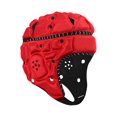 thumbnail image 3 of Almencla Kids Rugby Helmet Adjustable Soft Padding Headgear for Playing Sports Hockey red, 3 of 8