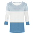 thumbnail image 5 of Pompotops T-shirt d'Été pour Femme, Mode, Ajusté, à Nouer, Col Rond, Manches Courtes, Liquidation, 5 of 5