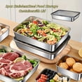 thumbnail image 4 of Stainless Steel Food Storage Containers With Secure Black Lids For Fresh Kitchen Organization And Meal Prep, 4 of 6
