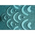 thumbnail image 1 of Ahgly Company Tapis Rectangulaire Lavable en Machine Intérieur Transitionnel Turquoise Foncé Vert, 6 Pieds x 9 Pieds, 1 of 7