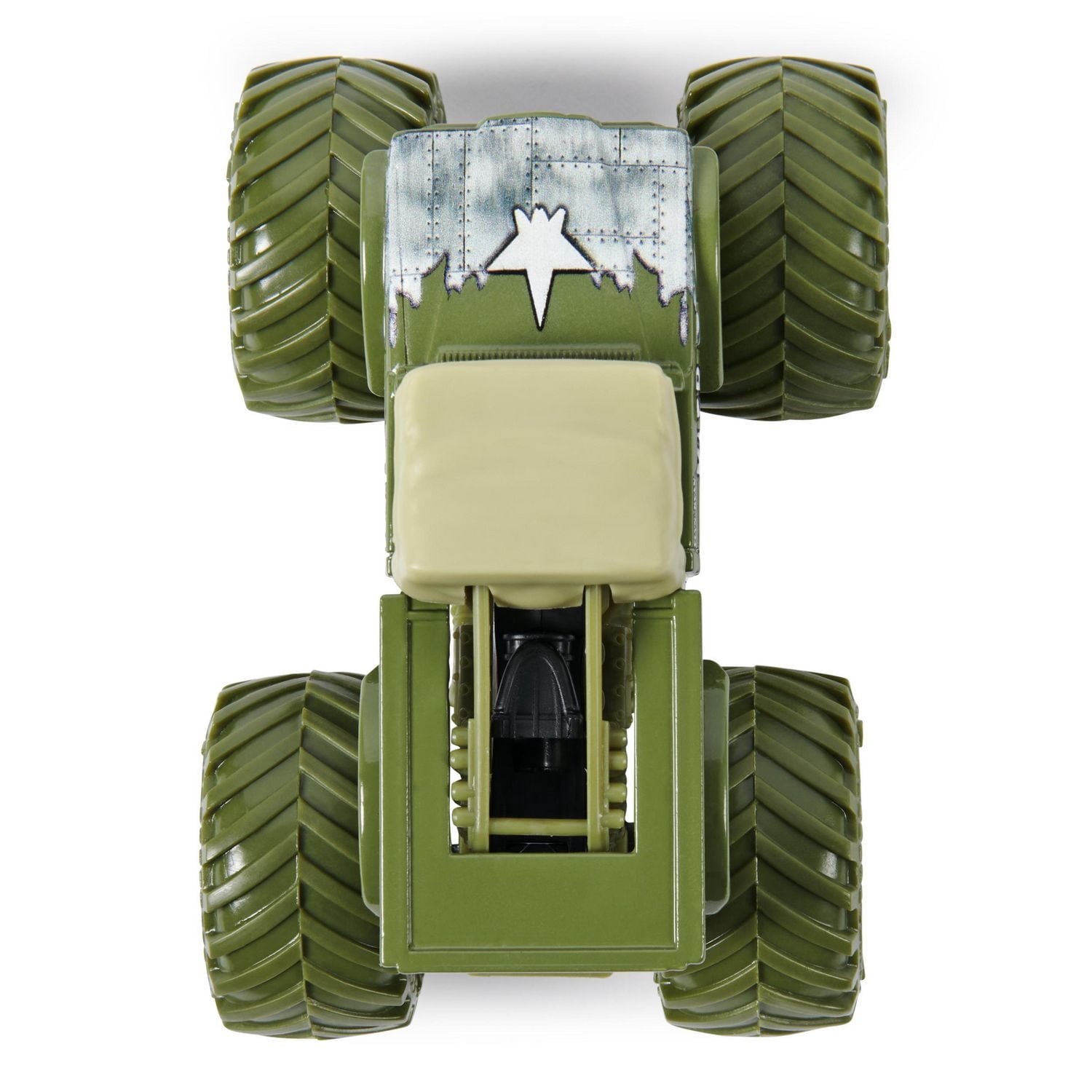 SPINMASTER Monster Jam, Monster trucks officiels en métal moulé Shaker contre Soldier Fortune, échelle 1:64, jouets pour garçons à partir de 3 ans