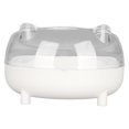 thumbnail image 2 of Bol d'Alimentation Incliné pour Animaux, Bol d'Alimentation Confortable pour Nourriture d'Animaux Réduisant le Fardeau sur le Cou Base Stable Bouche Oblique Matériau Sûr pour Petits Animaux pour Intérieur pour Chiot Blanc, 2 of 8