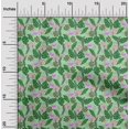 thumbnail image 2 of oneOone Cotton Flex Light Green Fabric Tropical Leaf Craft Projects Decor Fabric Printed By The Yard 40 Inch Wide, 2 of 5